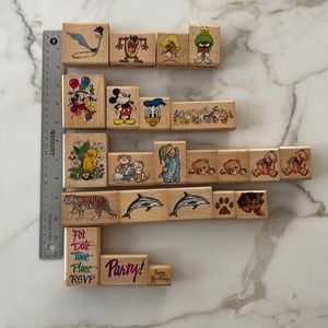 COPY - Assortment of vintage rubber stamps (buy individually, bundle, or all)